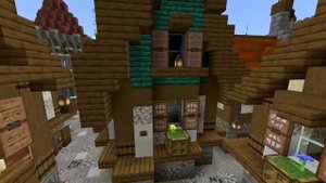 Средневековый город в Майнкрафте Medieval city in Minecraft