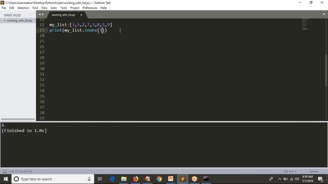 22.Complete Python Basics for Automation -  Python Lists