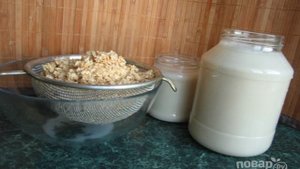 Овсяный кисель на кефире