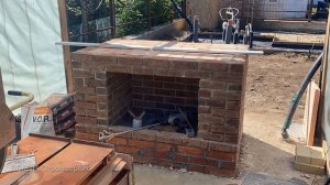 Зона барбекю на загородном участке. Этапы работ