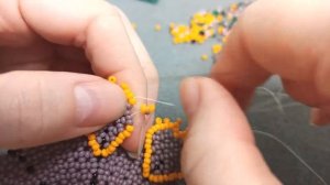 Уичольские цветы "Цветок пустыни"/ Часть 3 из 5/ Бисероплетение/ Мастер класс