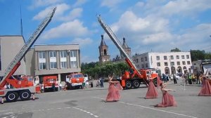 Танец пожарных автолестниц АЛ-30