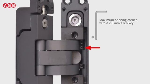 AGB ECPLIPSE Self. Комплект петель с доводчиком. смотреть онлайн