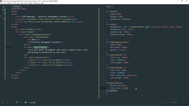 PHP Project: How To Create Your First Website Homepage using HTML CSS - Step-by-step Tutorial - I