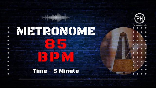 85 BPM Metronome | 5 Minute смотреть онлайн