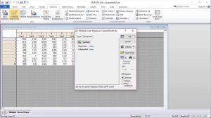 Множественная линейная регрессия в Statistica