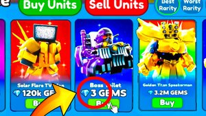 😲ОН СОВЕРШИЛ ОГРОМНУЮ ОШИБКУ В Toilet Tower Defense! Продавать юнитов дорого в маркетплейсе в ттд!