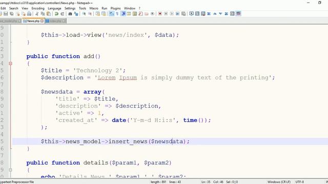 Codeigniter 3 Tutorial in Hindi #12 Query Builder - CRUD (Select, Insert, Update, Delete)