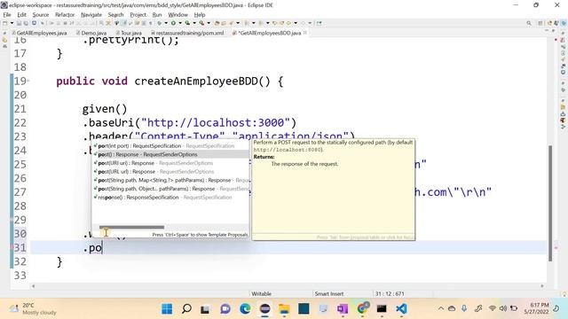 Rest Assured | 08 | BDD style | POST Request | தமிழ் смотреть онлайн