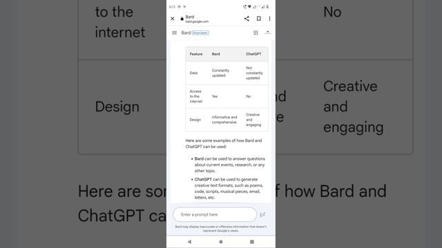 Google Bard Ai Fun Part-02 | Chatgpt Vs Bardai |#chatgpt #bardai ,#googlebardai
