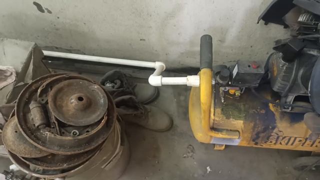 Как сделать воздух для покраски в гараже смотреть онлайн