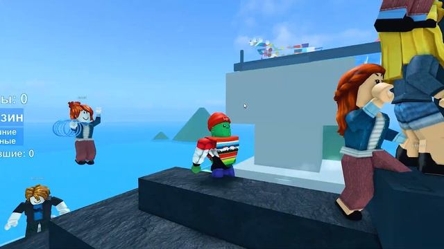 ГИГАНСКАЯ ВОЛНА ЦУНАМИ! НИКТО НЕ СПРАВИТСЯ! ROBLOX Tsunami Game СУПЕР КАКТУС смотреть онлайн