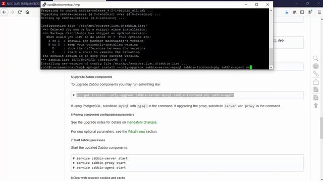 01.03- Upgrade do zabbix server 4.0 x zabbix server 4.2 смотреть онлайн
