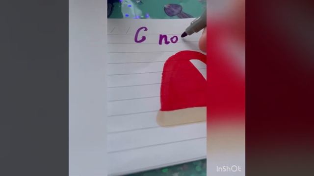 Новый год на носу рисуем шапку деда мороза? смотреть онлайн