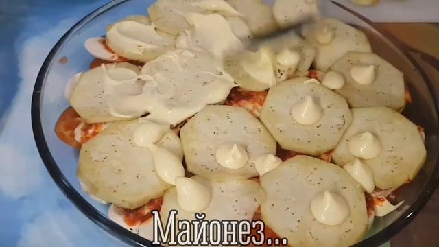 Овощная Запеканка с курицей и грибами #ГотовимЖар #Запеканка