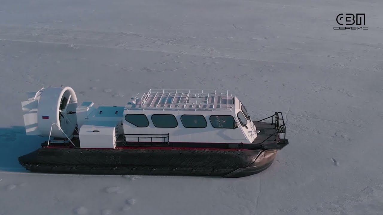 Судно на воздушной подушке "Спутник 12". Первый взгляд на продукцию. смотреть онлайн