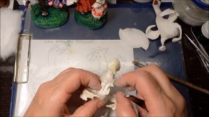 Игрушки из ваты. Гусь пасхальный  часть 3 делаем клюв.