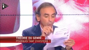 Théorie du genre, pourquoi tant d'hystérie, par Eric Zemmour