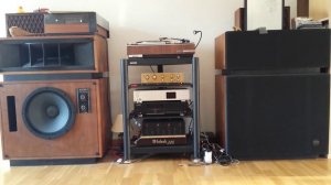 Altec Model 19 driven by McIntosh MC240