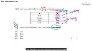 PSLE SCIENCE MADE SIMPLE EP45 | Living & Non-Living Things | Classification Skills ?