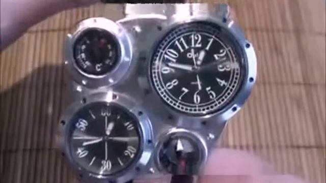 Спортивные мужские часы с термометром и компасом/Sports Men's Watch with thermometer and compass смотреть онлайн