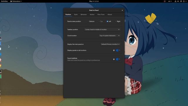 GNOME 3.36 - Panel: A new option to keep Shell topbar смотреть онлайн