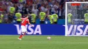 Марио Фернандес - "детский промах" пенальти  Россия - Хорватия