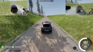 ПРЫЖОК НА ДРУГОЙ ОСТРОВ НА МОЛНИИ МАКВИН В BeamNG drive !