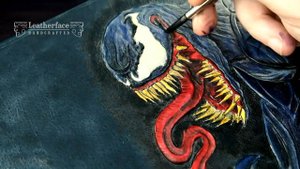Venom | Тиснение на коже | Работа с кожей