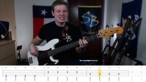 Moskau - Dschinghis Khan (Bass Cover with Tabs)