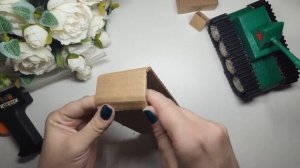 Танк из картона на 23 февраля и 9 мая