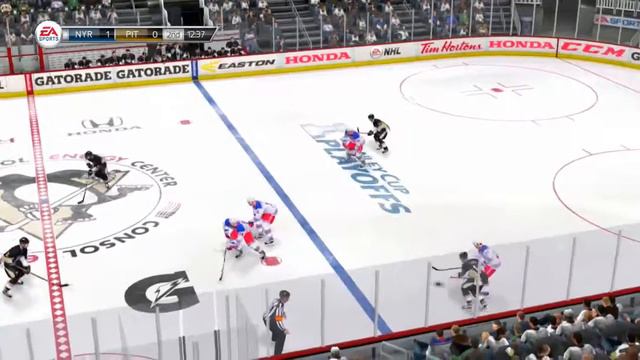 NHL Legacy Edition Quarterfinal Game 1 New York Rangers vs Pittsburgh Penguins