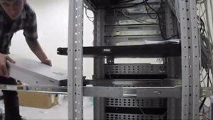 Монтаж сервера HP DL380e в стойку