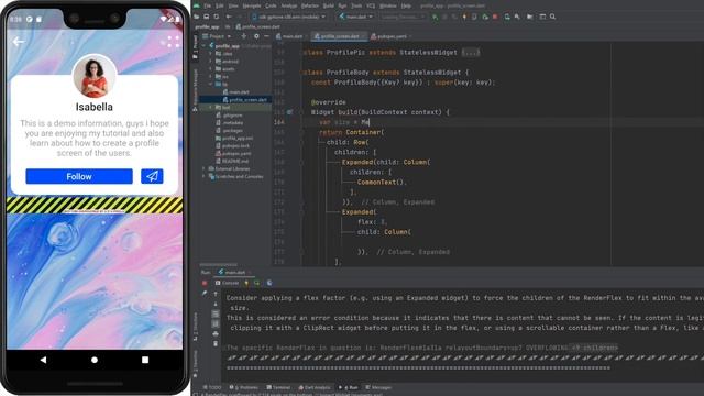 ?Flutter Challenge to Build Profile Screen ||Flutter Series?||Design to Code||My Skills ||