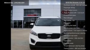 2018 Kia Sorento 3.3L LX