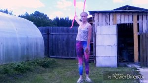 Художественная гимнастика: предметная подготовка  (упражнения с лентой) для взрослых и детей