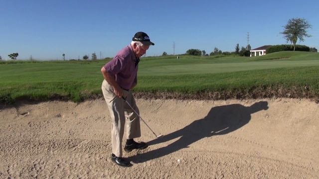 Golf Lesson - Plugged Bunker Lie - Gravity Golf смотреть онлайн