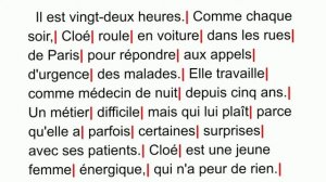 Разбор текста с ритмическими группами. Как правильно читать  французский текст?!
