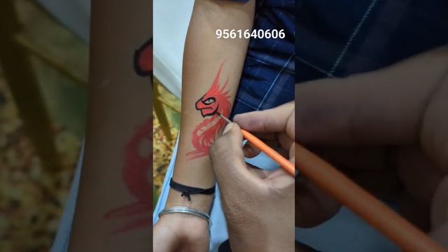 DRAGON TATTOO ON HAND | New Dragon Tattoo Design| Dragon Tattoo | #viralvideo #shorts