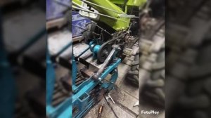 Переделка картофеля копалки на тяжёлый мотоблок.