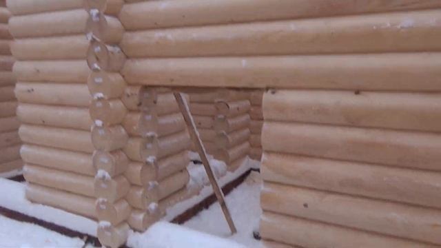 Сруб бани 6.0х8.0м. с террасой и лофтом из бревна "Первомайское". Цена в СПб руб. смотреть онлайн