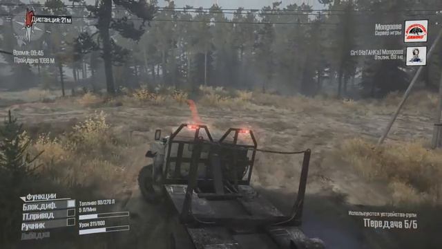 SpinTires: MudRunner - Прохождение карты Болото - #2 смотреть онлайн
