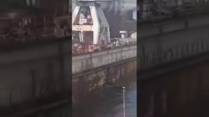 Новые Кадры Затопления Дока в России. Уже Второй Док пошёл на дно.