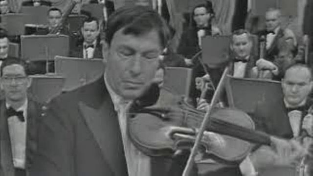 Nathan Milstein: Mozart Violin Concerto no.4  5  R.1963-64 with Leinsdorf or Milstein conductin
