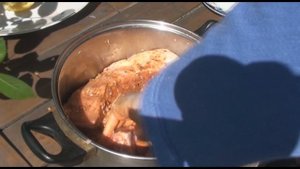 Коптим вкуснейшие свиные ребрышки в коптильне!!!
