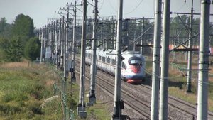 Скоростной поезд "Сапсан" Москва — Санкт-Петербург