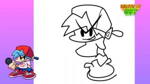 How to DRAW BOYFRIEND - FRIDAY NIGHT FUNKIN