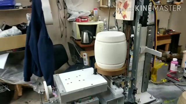 Принтер для печати на бочках для мёда. смотреть онлайн