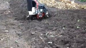 Мотоблок ЗиД Фаворит, работа с фрезой