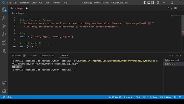 Tuples in Python | Python For Beginners | Web3 With Blockchain